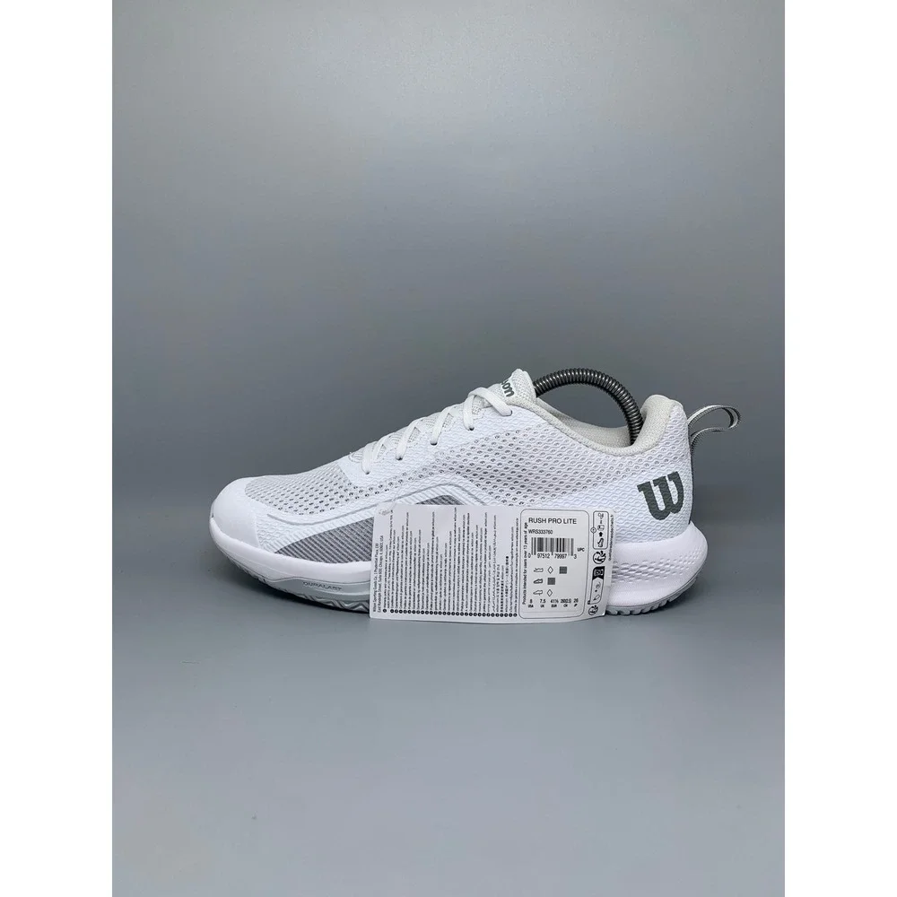 Wilson Rush Pro Lite White Tennis Pickleball Shoes Men's Sz 8 Women's Sz 9.5